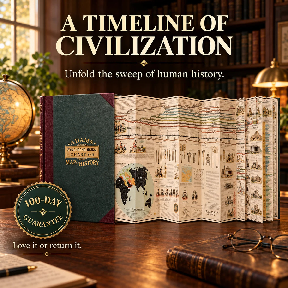 Adams Time Chart — 6,000 Years Unfolded